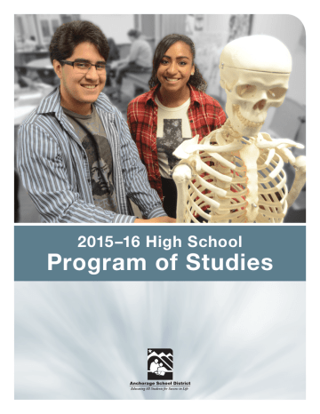 High School Program of Studies High School Program of Studies