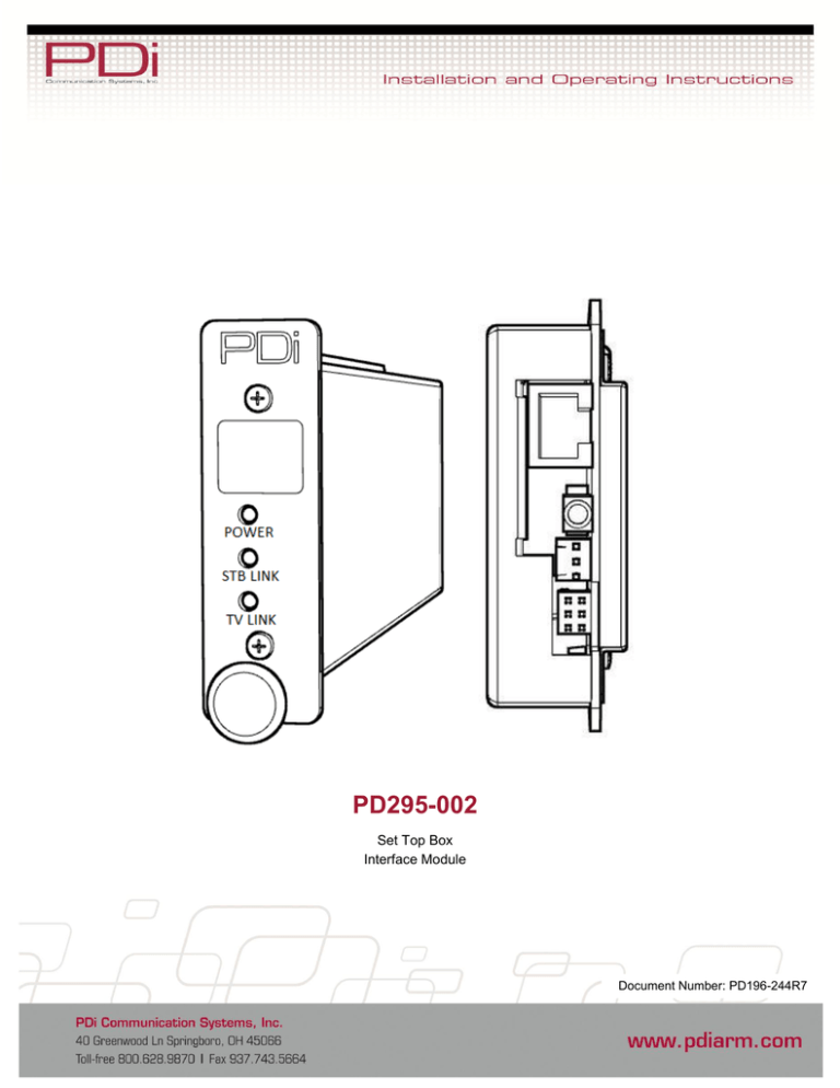 PD295-002 PD295-002