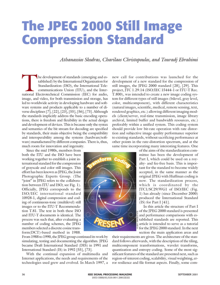 The JPEG 2000 still image compression standard The JPEG 2000 still image compression standard