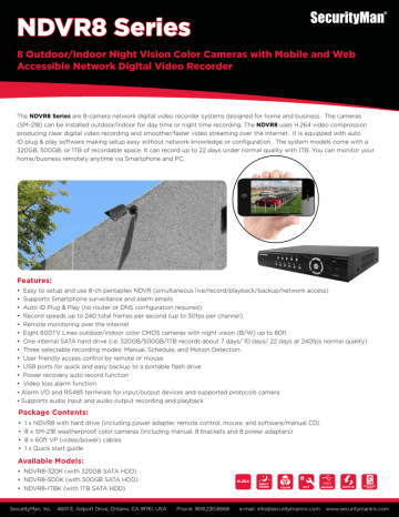 NDVR8 System Kits NDVR8 System Kits