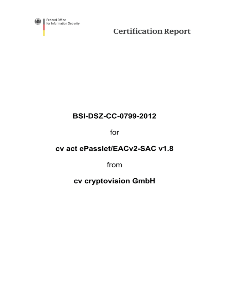 Certification Report: 0799a_pdf Certification Report: 0799a_pdf