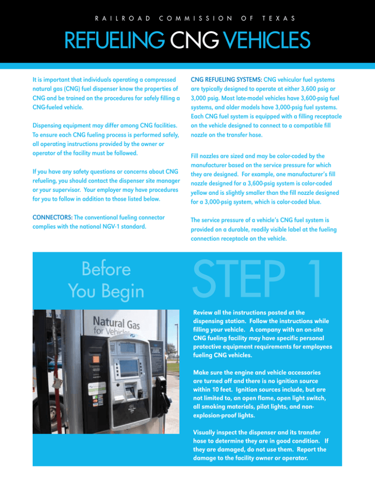 How to refuel CNG Vehicles How to refuel CNG Vehicles
