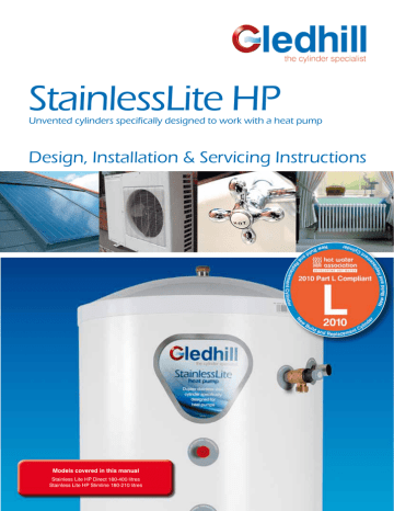 StainlessLite HP Design, Installation & Servicing Instructions Models covered in this manual StainlessLite HP Design, Installation & Servicing Instructions Models covered in this manual