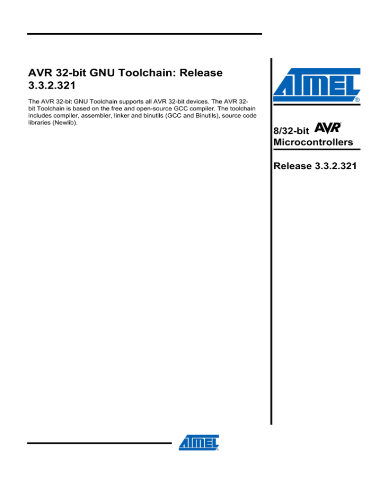 avr32 gnu toolchain 3.3.2.321 readme avr32 gnu toolchain 3.3.2.321 readme