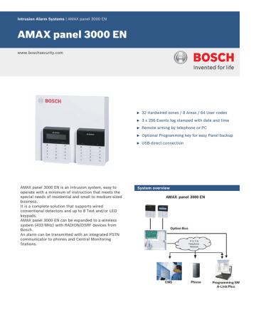 AMAX Panel 3000 EN Data sheet enUS 15867308555 AMAX Panel 3000 EN Data sheet enUS 15867308555