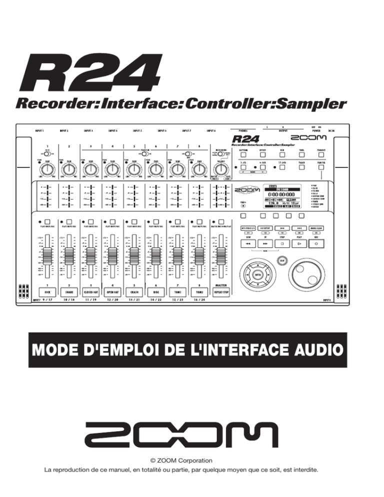 Zoom R24 User guide Zoom R24 User guide