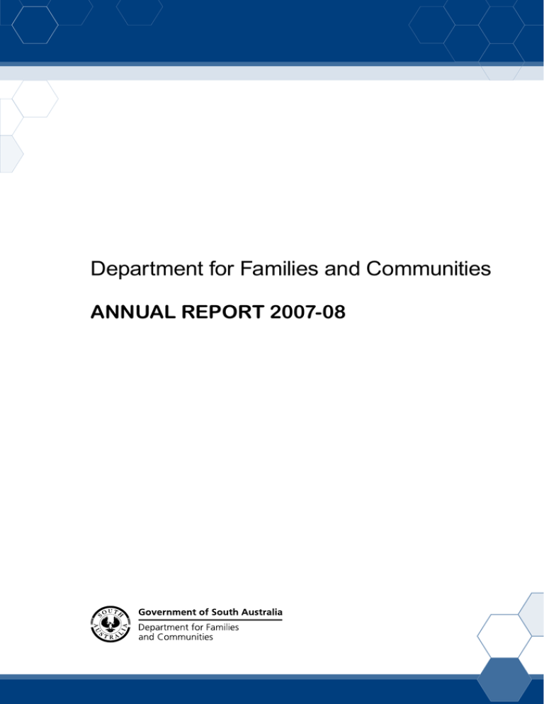 2007-08 DFC Annual Report (colour) 2007-08 DFC Annual Report (colour)