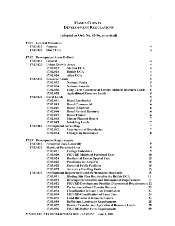 Development Regulations (June 2009) Development Regulations (June 2009)