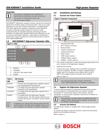 ISW-EN5040-T Repeater Installation Manual ISW-EN5040-T Repeater Installation Manual