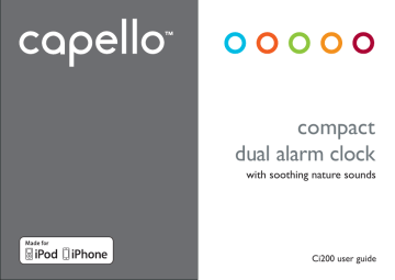 capello Ci200 User manual | Manualzz capello Ci200 User manual | Manualzz
