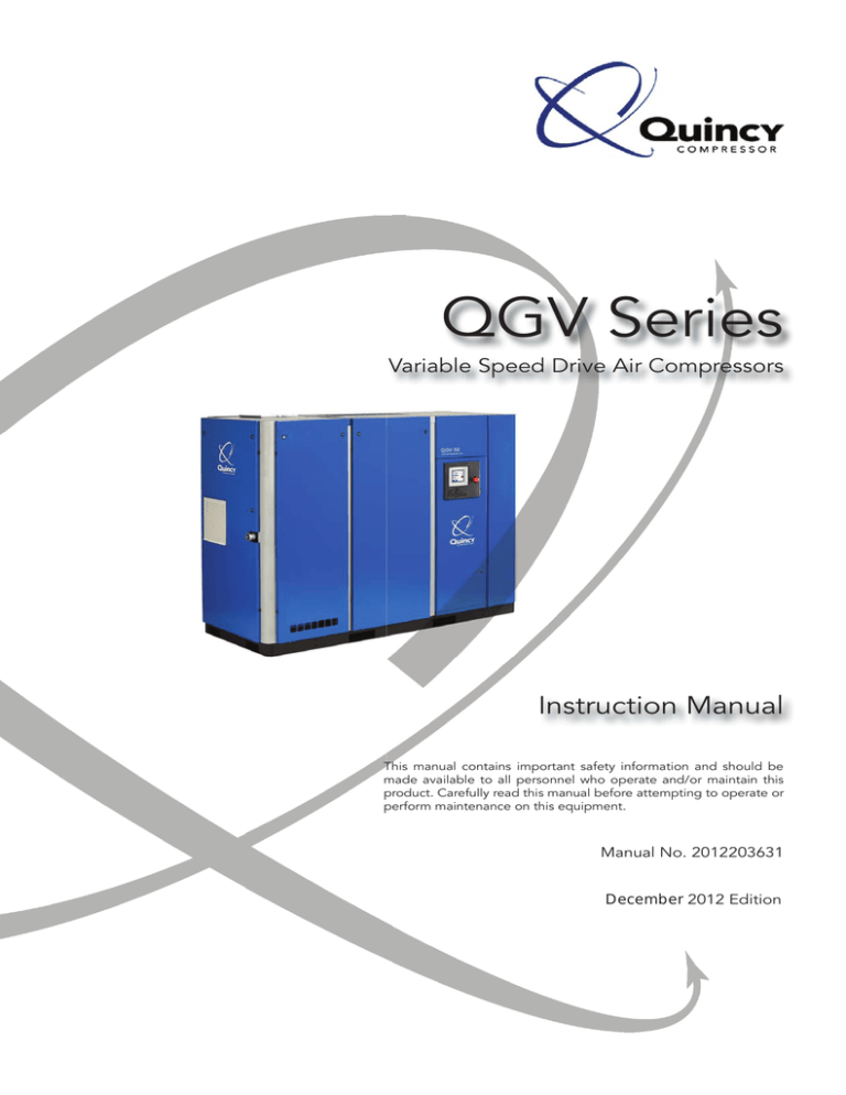 Instruction Manual QGV 2 Instruction Manual QGV 2