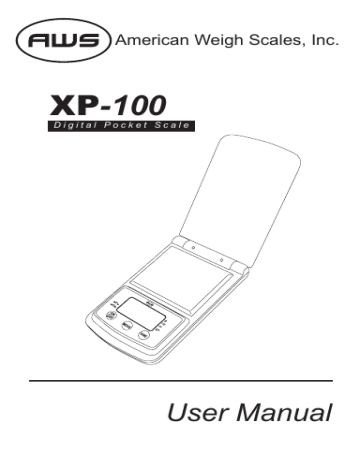 AWS VP-100 User manual | Manualzz