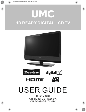 UMC X185/38B-GB-TC-UK User manual | Manualzz