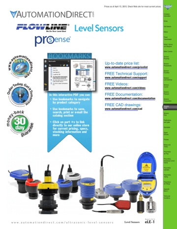 LE - Liquid Level Sensors LE - Liquid Level Sensors