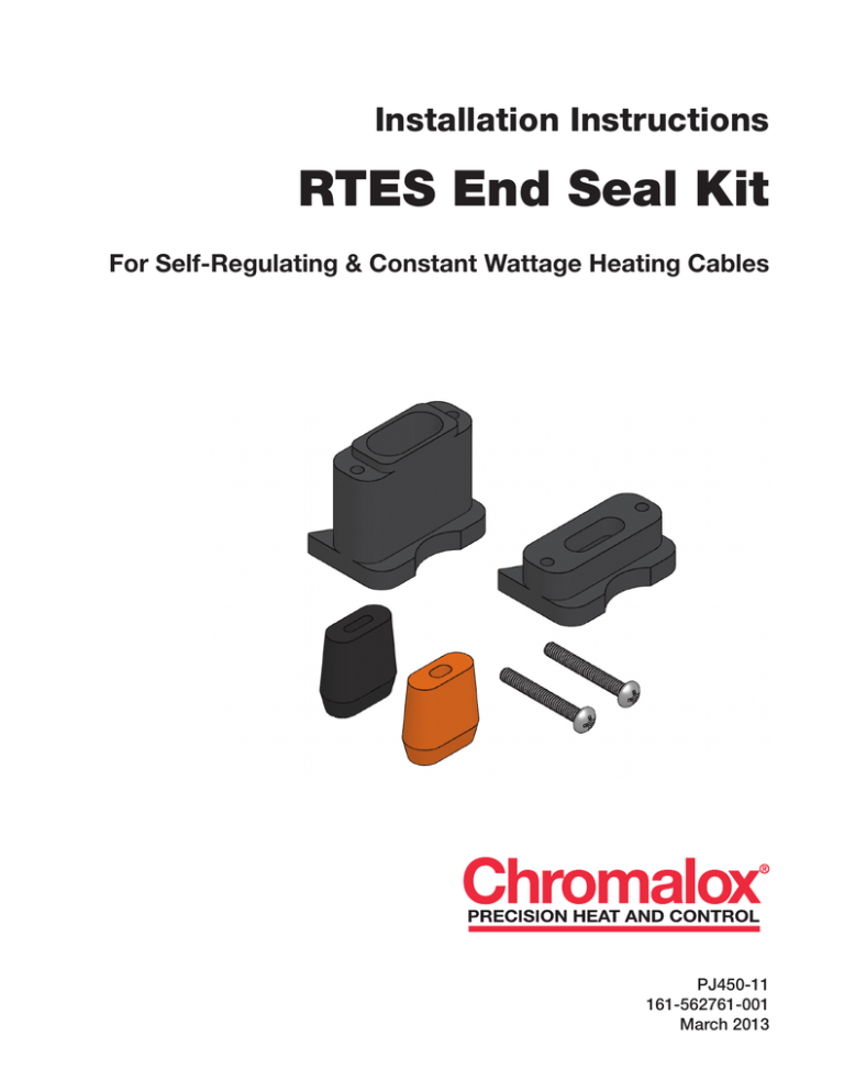 Chromalox RTES Installation guide Chromalox RTES Installation guide