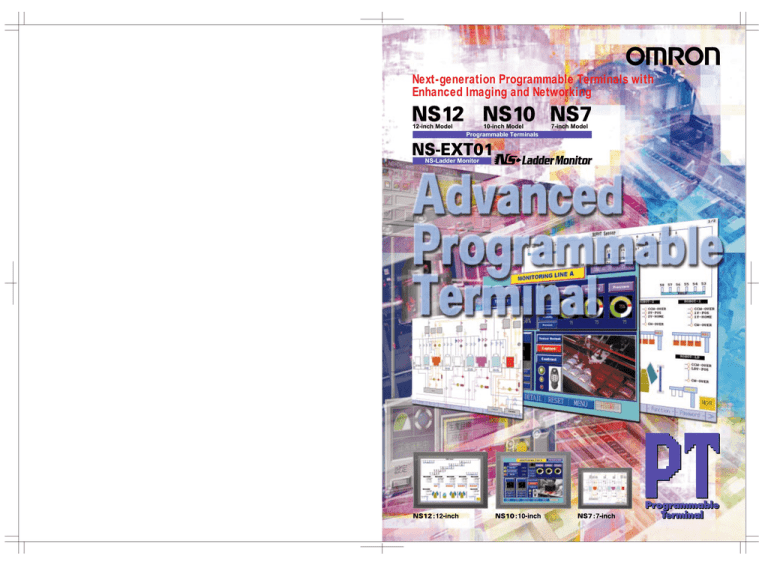 Next-generation Programmable Terminals with Enhanced Imaging and Networking Programmable Terminals NS-Ladder Monitor Next-generation Programmable Terminals with Enhanced Imaging and Networking Programmable Terminals NS-Ladder Monitor