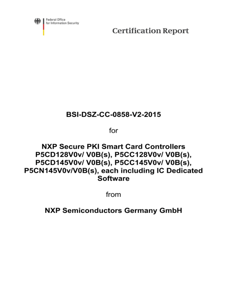 Certification Report: 0858V2a_pdf Certification Report: 0858V2a_pdf