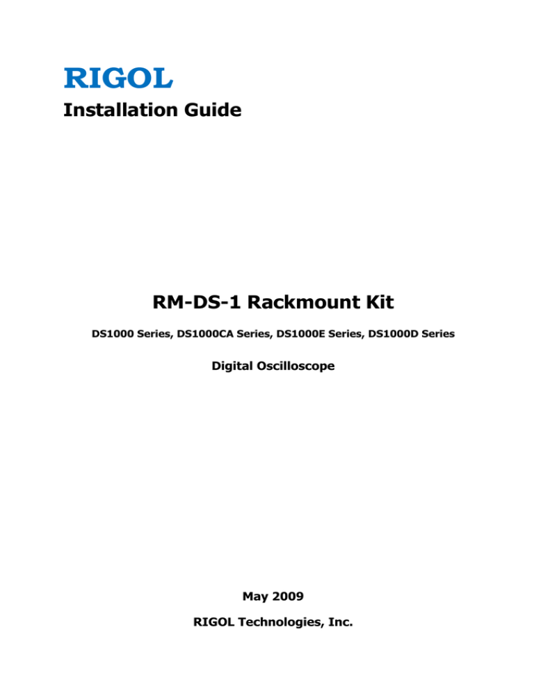 RM-DS-1 User Guide RM-DS-1 User Guide