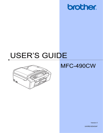 Brother MFC-490CW Owner Manual | Manualzz Brother MFC-490CW Owner Manual | Manualzz