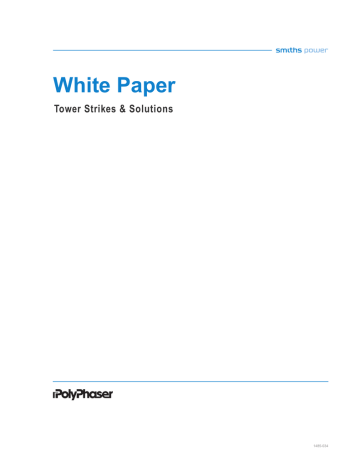 White Paper Tower Strikes & Solutions 1485-034 White Paper Tower Strikes & Solutions 1485-034