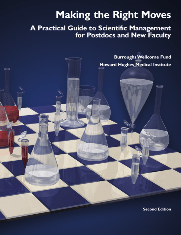 Making the Right Moves A Practical Guide to Scientifıc Management Making the Right Moves A Practical Guide to Scientifıc Management