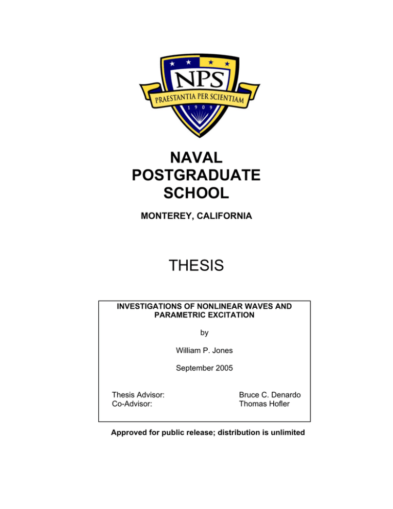 Jones - Investigations of Nonlinear Waves and Parametric Excitation - 2005.pdf Jones - Investigations of Nonlinear Waves and Parametric Excitation - 2005.pdf
