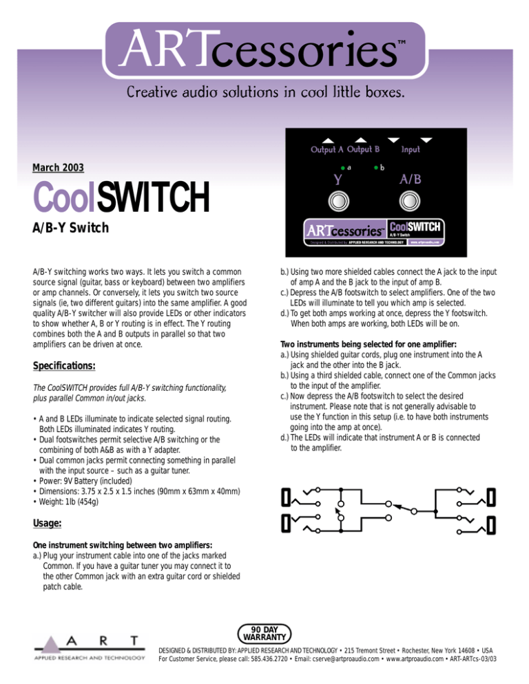 ART cessories Cool SWITCH ART cessories Cool SWITCH