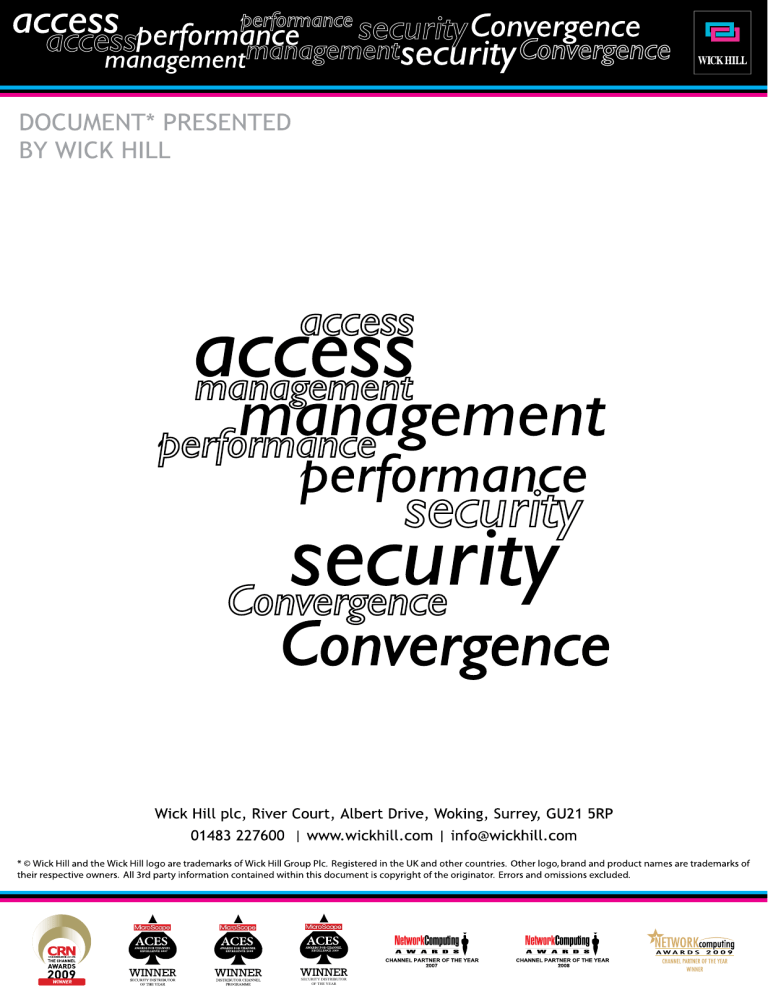 WatchGuard XCS Security Appliances Datasheet WatchGuard XCS Security Appliances Datasheet
