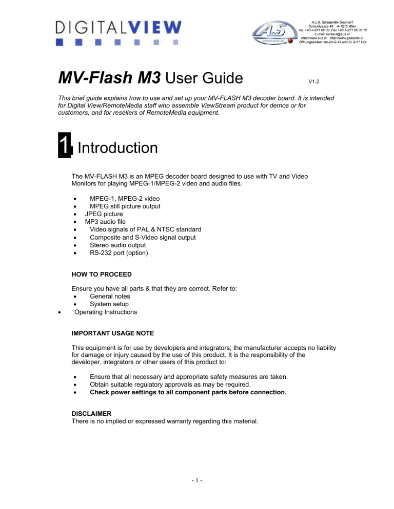 MV-Flash M3 - Geldbearbeitung.at MV-Flash M3 - Geldbearbeitung.at