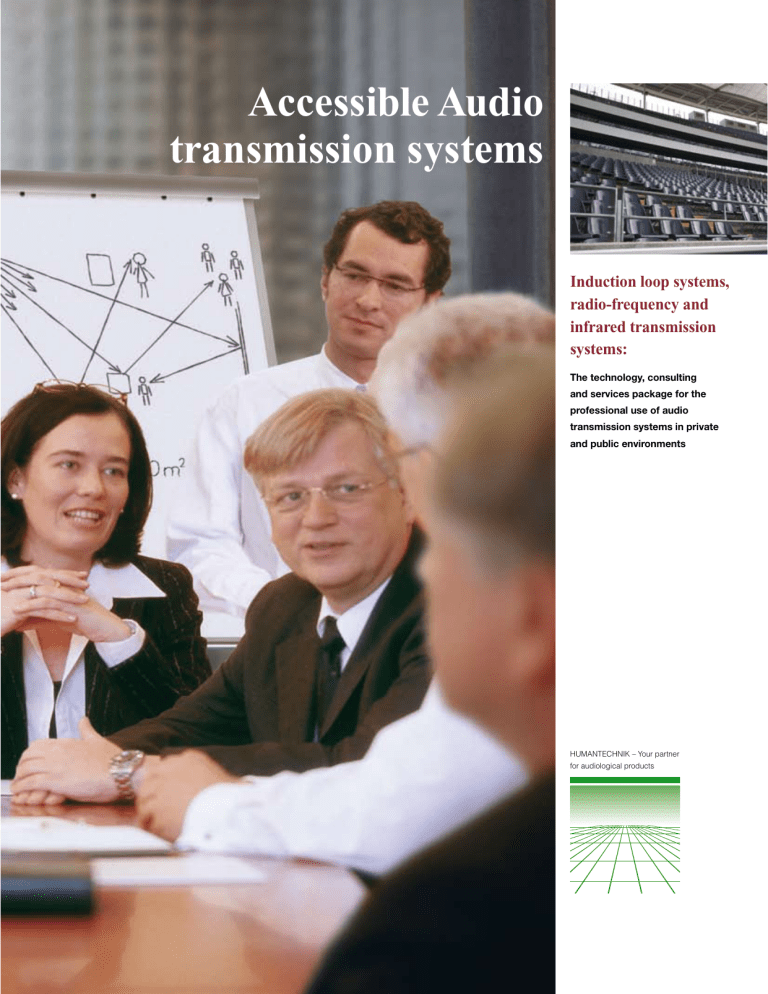 Accessible Audio transmission systems Accessible Audio transmission systems