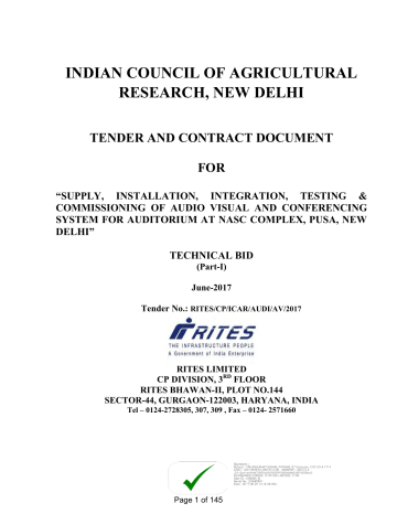indian council of agricultural research, new delhi tender and indian council of agricultural research, new delhi tender and
