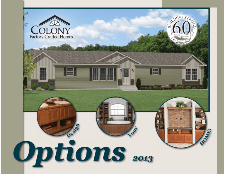 Colony Factory Crafted Homes Options Brochure Colony Factory Crafted Homes Options Brochure