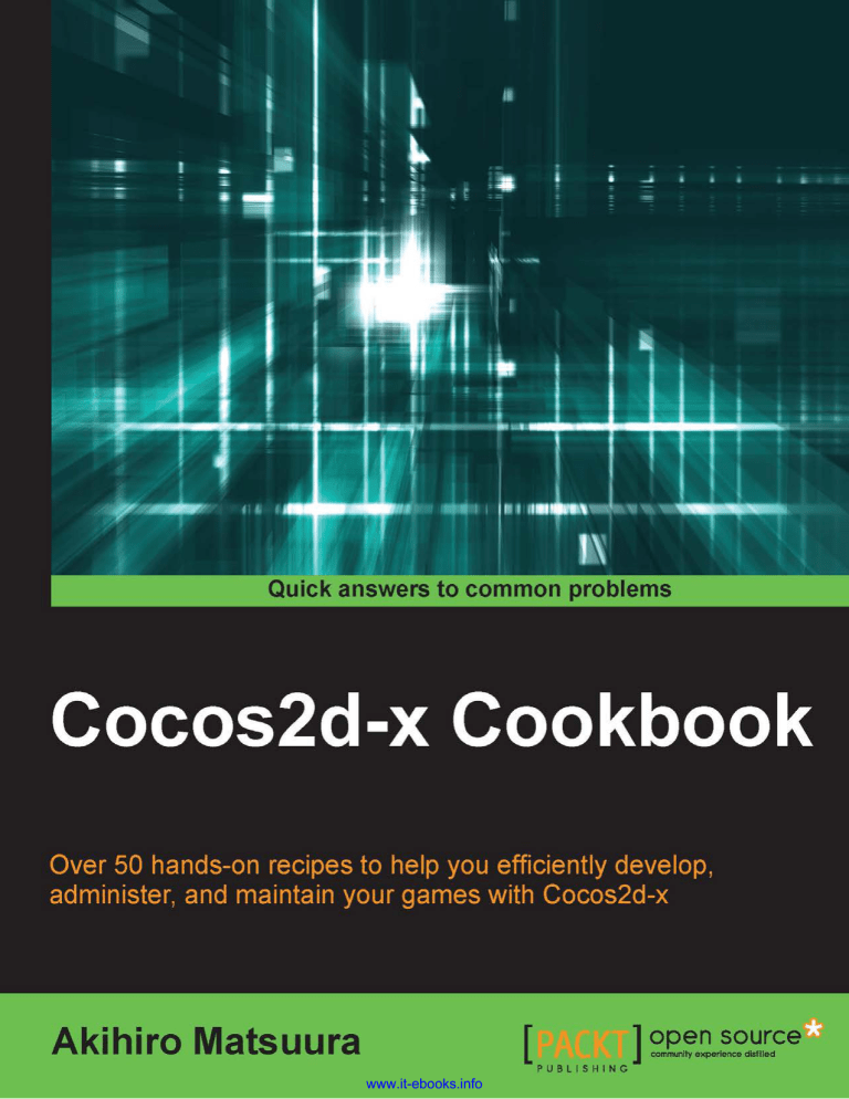 Cocos2d-x Cookbook Cocos2d-x Cookbook