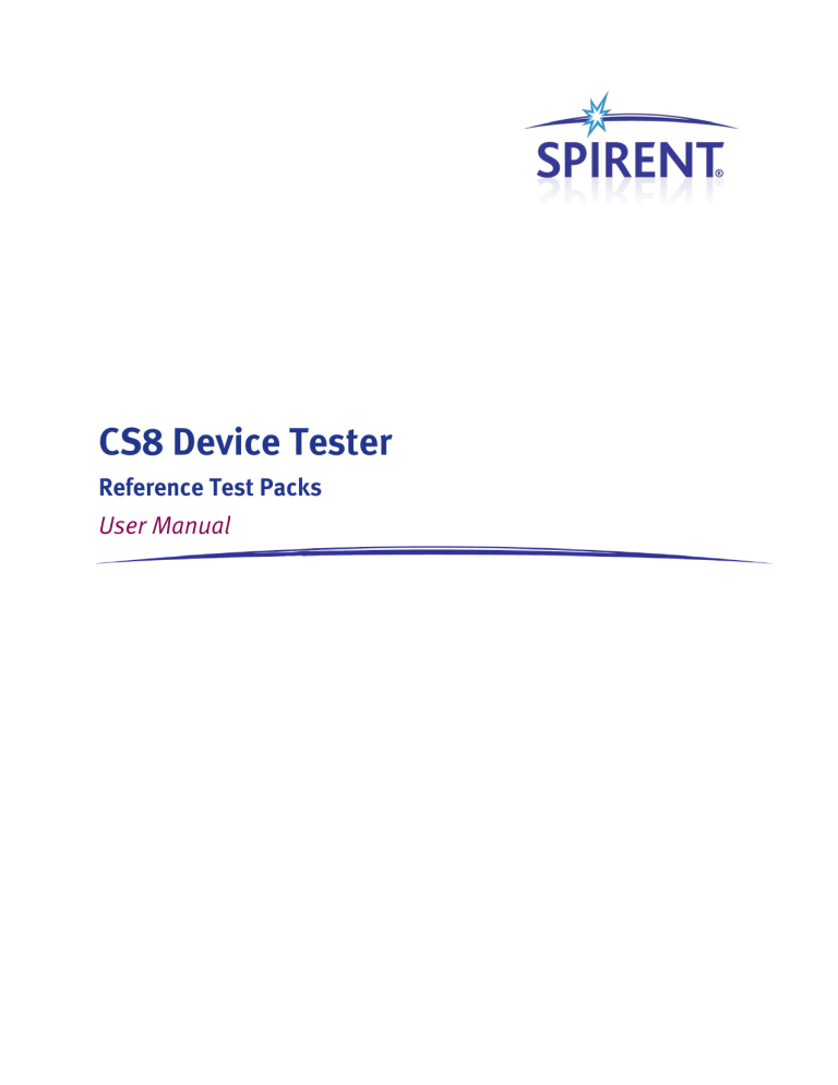 CS8 Device Tester CS8 Device Tester