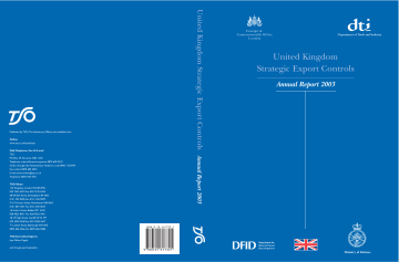 United Kingdom Strategic Export Controls United Kingdom Strategic Export Controls