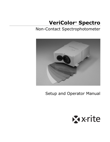 VeriColor® Spectro | Manualzz VeriColor® Spectro | Manualzz