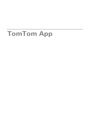 TomTom App TomTom App