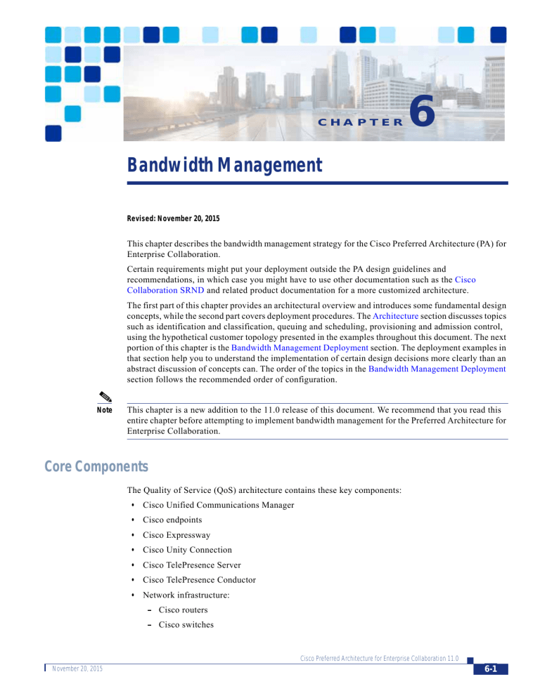 Bandwidth Management Bandwidth Management