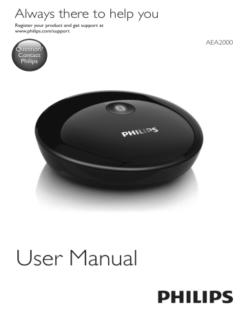 Philips AEA2000/05 User manual Philips AEA2000/05 User manual