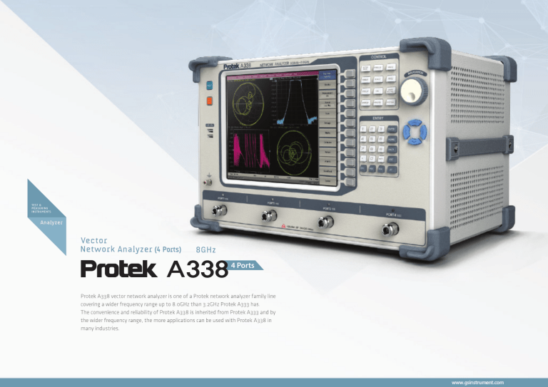Protek A338 4port 영문 브로슈어 20130415 ver 2001 Protek A338 4port 영문 브로슈어 20130415 ver 2001