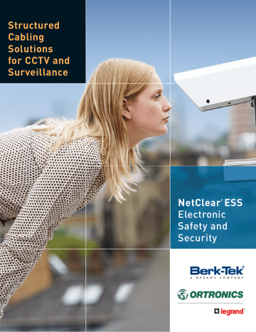 Structured Cabling Solutions for CCTV and Surveillance Structured Cabling Solutions for CCTV and Surveillance