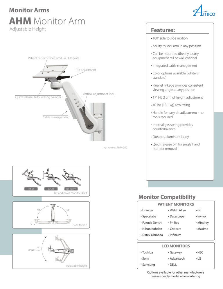 AHM Monitor Arm AHM Monitor Arm