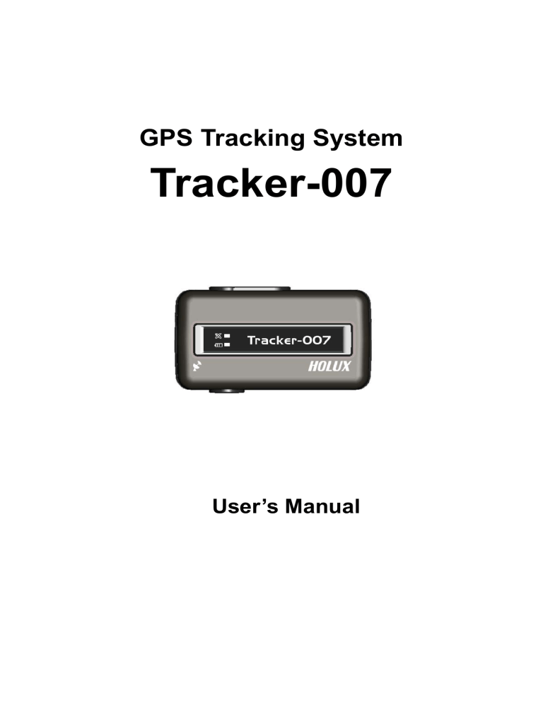 Tracker-007 Tracker-007