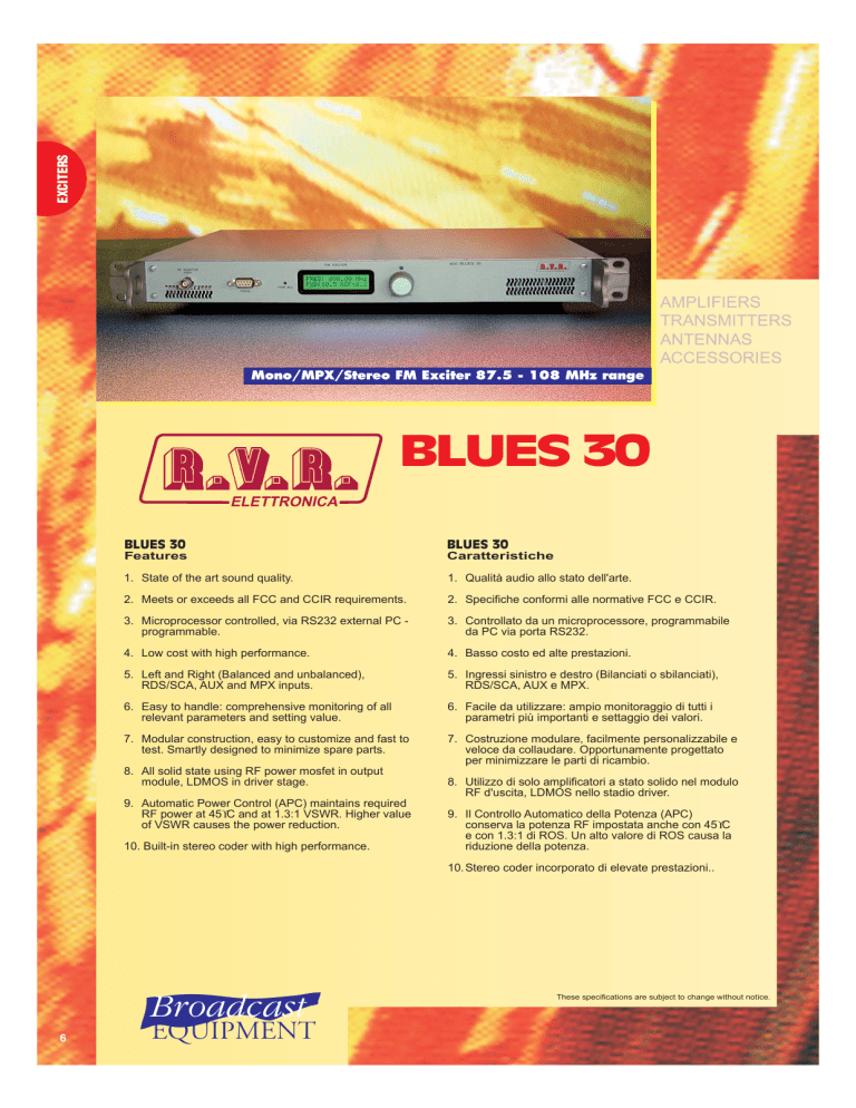 blues 30 - M Pro Broadcast ApS blues 30 - M Pro Broadcast ApS