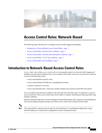 Access Control Rules: Network-Based Access Control Rules: Network-Based