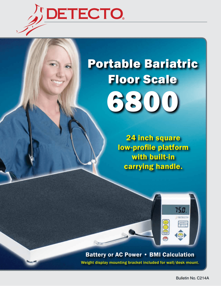 Portable Bariatric Floor Scale Portable Bariatric Floor Scale