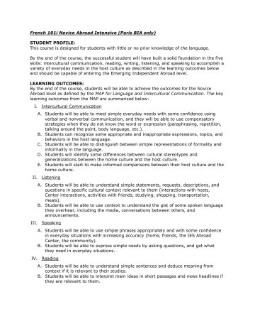 STUDENT PROFILE STUDENT PROFILE