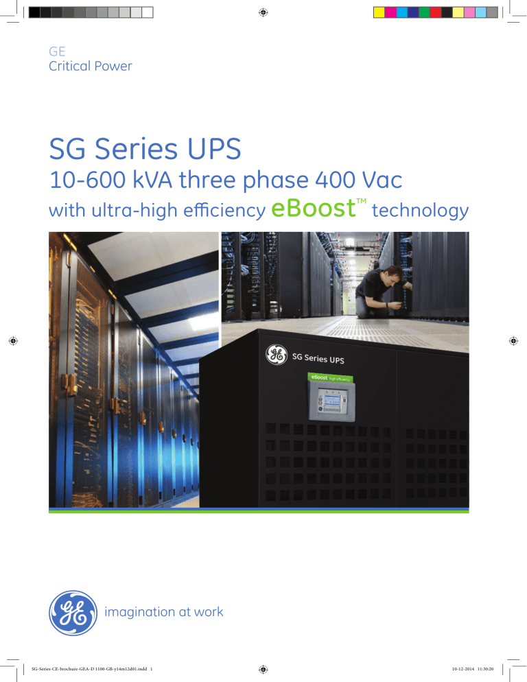 SG-Series Brochure SG-Series Brochure