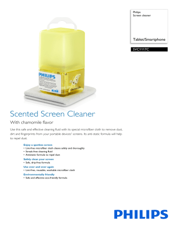 SVC1117C/10 Philips Screen cleaner SVC1117C/10 Philips Screen cleaner