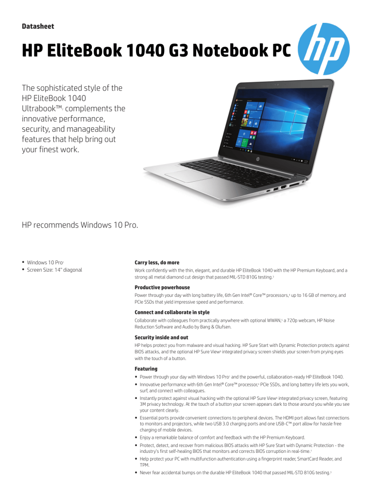 PSG AMS Commercial Notebook Datasheet 2013 (Overflow) PSG AMS Commercial Notebook Datasheet 2013 (Overflow)